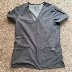 Figs Charcoal Scrub Set (Top with Jogger Bottoms)